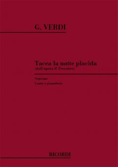 Tacea La Notte Placida Soprano Piano from Il Trovatore Act 1 