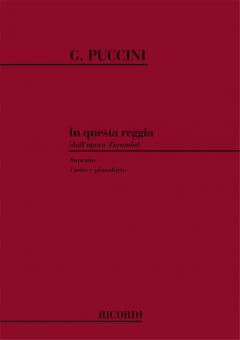 In Questa Reggia Soprano/pno from Turandot 