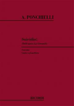 Suicidio Soprano Piano from La Gioconda Act4 Italian 