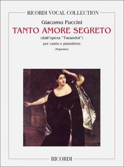 Tanto Amore Segreto Soprano Piano from Turandot Act3 Italian 