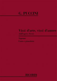 Vissi D'arte Vissi D'amore Soprano Piano from Tosca Italian 