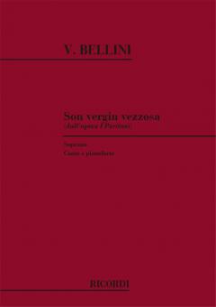 Son Vergin Vezzosa Soprano Piano Italian from I Puritani Act1 