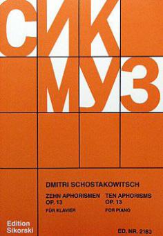 10 Aphorismen Op.13 