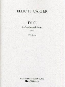 Duo For Violin And Piano 