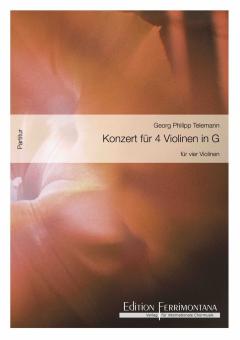 Konzert für 4 Violinen in G 