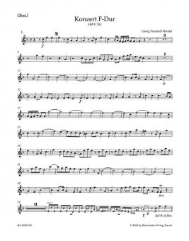 Konzert F-Dur HWV 331 