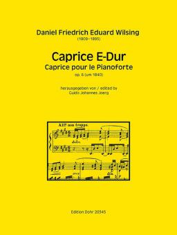 Caprice E-Dur op. 6 (um 1840) 