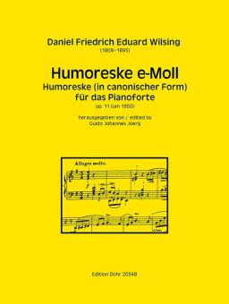 Humoreske e-Moll op. 11 