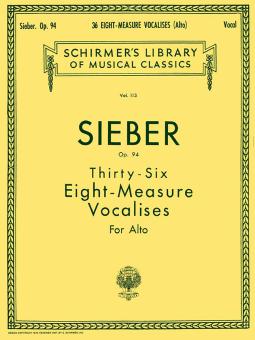 36 Eight Measure Vocalises Op.94 