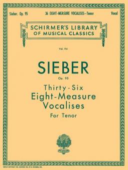 36 Eight Measure Vocalises Op.95 