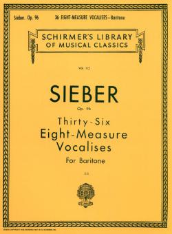 36 Eight Measure Vocalises Op.96 