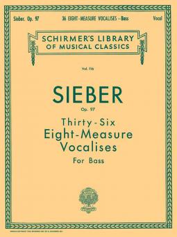 36 Eight Measure Vocalises Op.97 