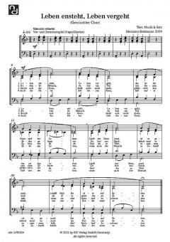 Leben entsteht Leben vergeht 