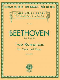 Two Romances Op. 40 & 50 