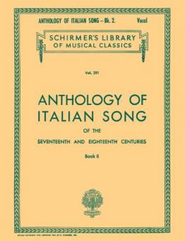 Anthology of Italian Song of The 17th and 18th Centuries Book 2 