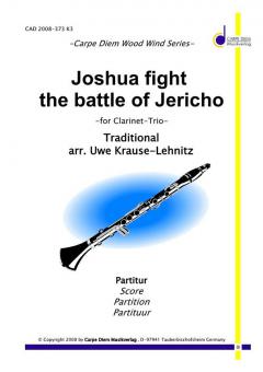 Joshua fight the battle of Jericho 