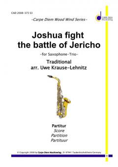 Joshua fight the battle of Jericho 