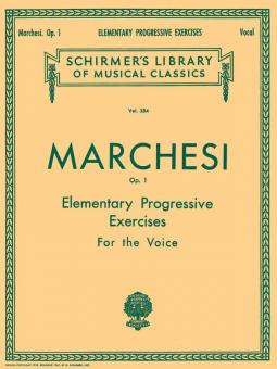 Elementary Progressive Exercises for The Voice Op.1 