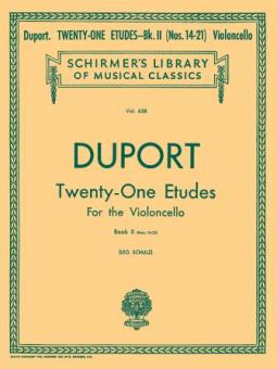 21 Etudes For The Violoncello Book 2 