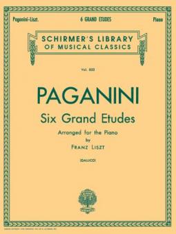 Six Grand Etudes Piano After Paganini 