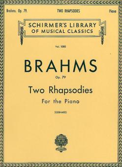 Two Rhapsodies Op.79 