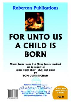 For Unto Us A Child Is Born 