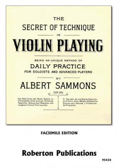 The Secret of Technique in Violin Playing 