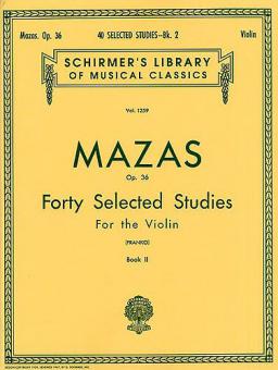 40 Selected Studies Op. 36 Book 2 