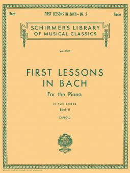 First Lessons In Bach Book 2 