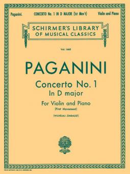 Concerto No. 1 In D Major For Violin And Piano 