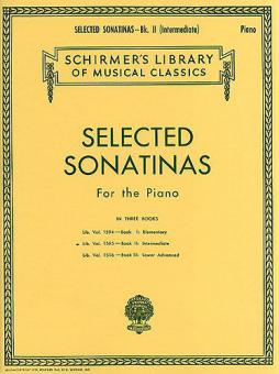 Selected Sonatinas Book II Intermediate 6 Sonatinas Piano 