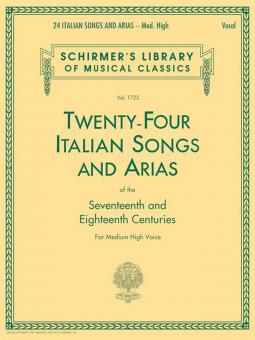 24 Italian Songs and Arias of The 17th & 18th Century 