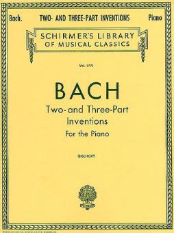Two and Three Part Inventions for The Piano 