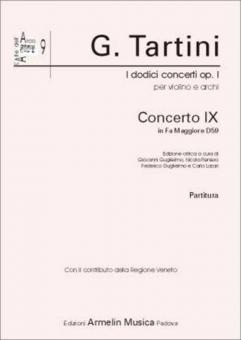 Concerti op. 1/IX In Fa Magg. D59 