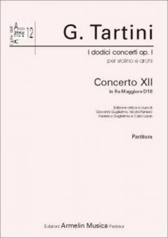 Concerti op. 1/XII In Re Magg. D18 