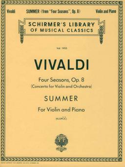 Summer from Four Seasons Violin Piano Op. 8 