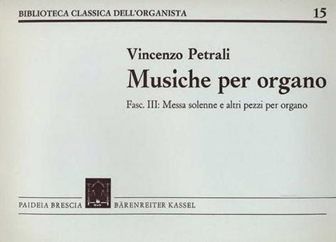 Musiche Per Organo 