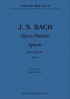 Opere Dubbie e Spurie Per Organo 4 