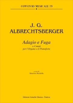 Adagio e Fuga A 4 Mani Per Organo 