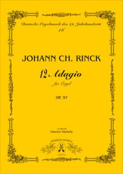 12 Adagio Für Orgel, op. 57 