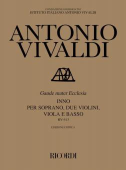 Gaude Mater Ecclesia Inno RV613 