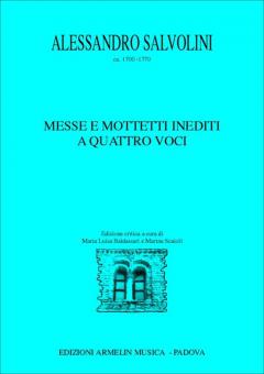 Messe e Mottetti Inediti Per Coro A 4 Voci (Satb) 