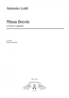 Missa Brevis A 4 Voci A Cappella A 4 