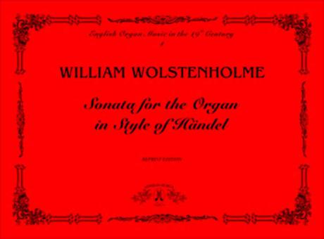 Sonata For The Organ In The Style Of Handel 