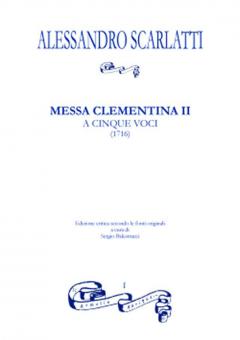 Messa Clementina Ii A Cinque Voci (Ssatb) 