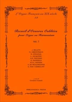 Recueil Oeuvres Oubliees 7 