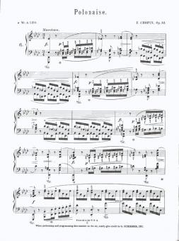 Polonaise In A Flat Major Op.53 No.6 for The Piano 