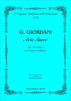 Arie Sacre Per Voce Grave e Organo Obbligato 