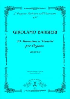 20 Suonatine O Versetti Per Organo, 2 