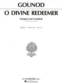 O Divine Redeemer French English Latin High In C 